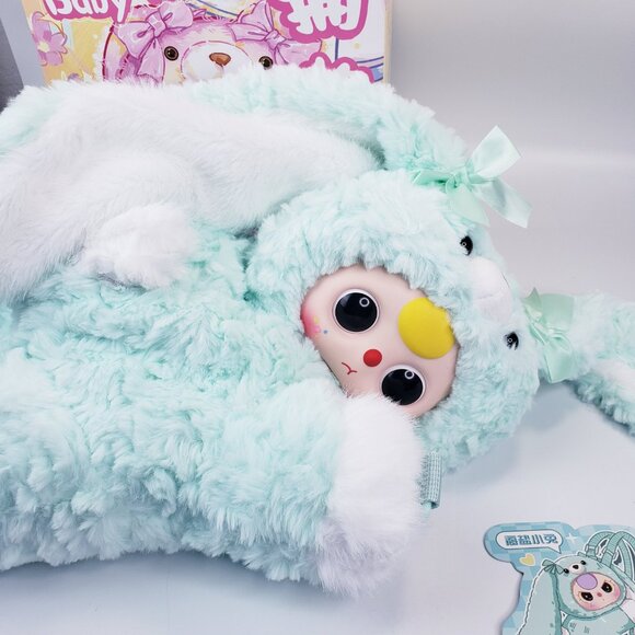 Baby Three 400% Hugging Baby bobo backpack plushie authentic - Picture 9 of 10